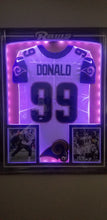 Load image into Gallery viewer, Framed - Aaron Donald Signed Nike Elite Jersey - LED&#39;s Edition
