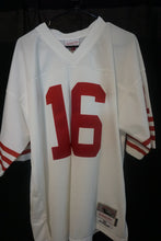 Load image into Gallery viewer, Joe Montana Signed Mitchell &amp; Ness Legacy Jersey with Script (HOF 2000)
