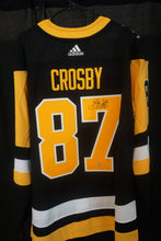 Load image into Gallery viewer, Sidney Crosby Signed Adidas Authentic Jersey - with Stronger than Hate Patch &amp; Fight Strap
