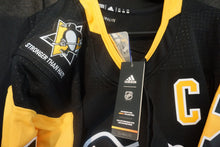 Load image into Gallery viewer, Sidney Crosby Signed Adidas Authentic Jersey - with Stronger than Hate Patch &amp; Fight Strap
