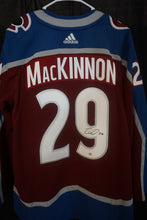 Load image into Gallery viewer, Nathan MacKinnon Signed Adidas Authentic Jersey - With fight Strap
