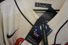 Load image into Gallery viewer, Ronald Acuna Jr Signed Nike replica Jersey with Script (Sabaner Soy)
