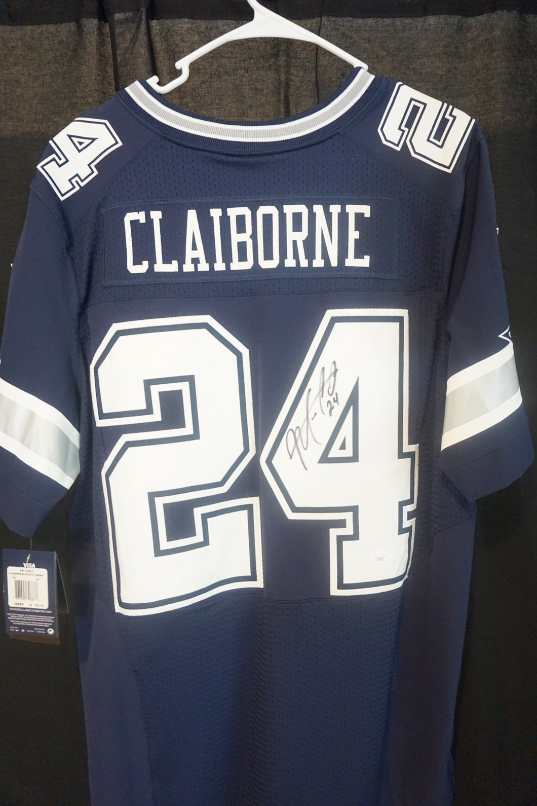 Morris Claiborne Signed Nike Elite Jersey